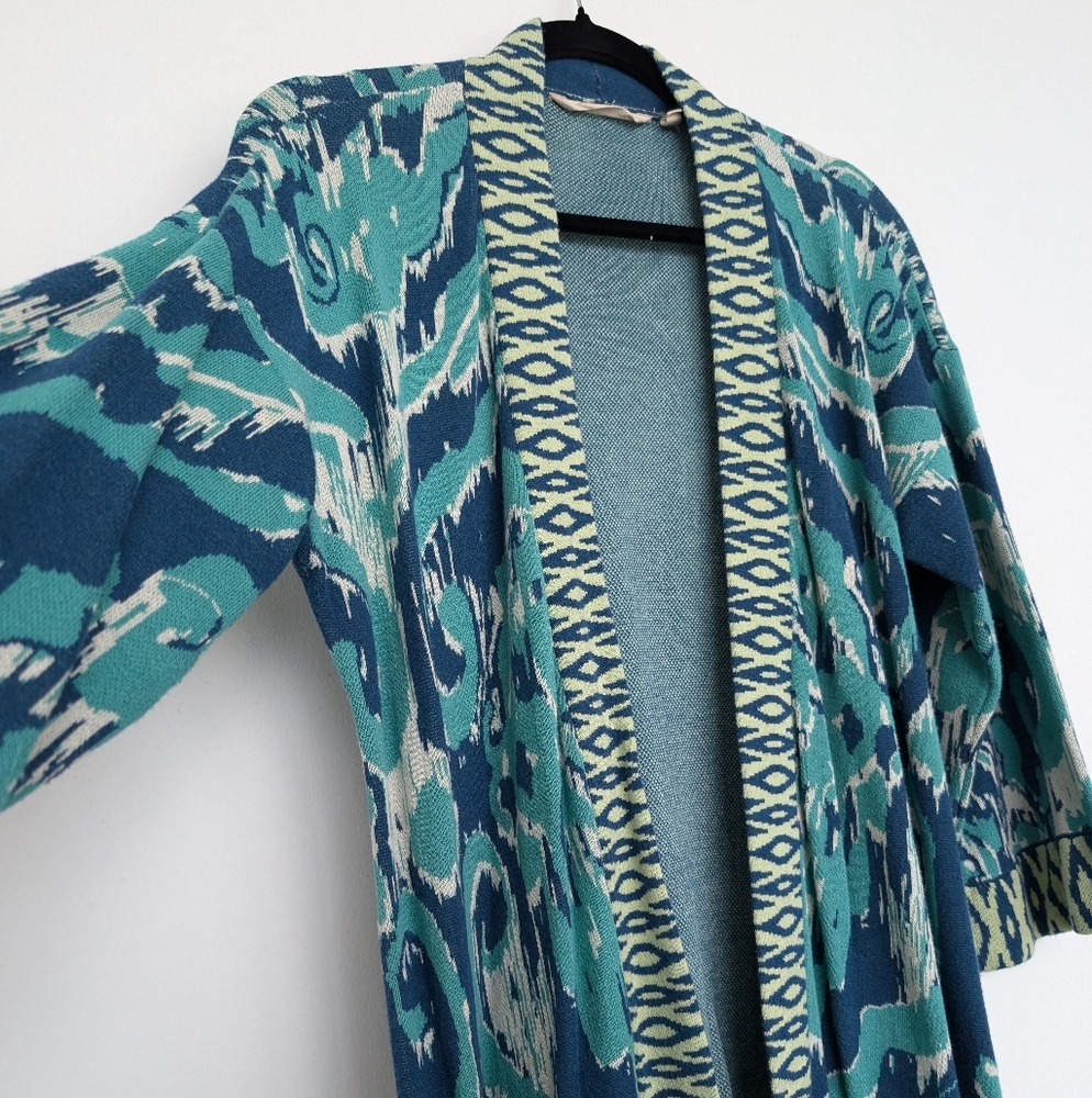 Soft Surroundings Colorful Patterned Longline Car… - image 4